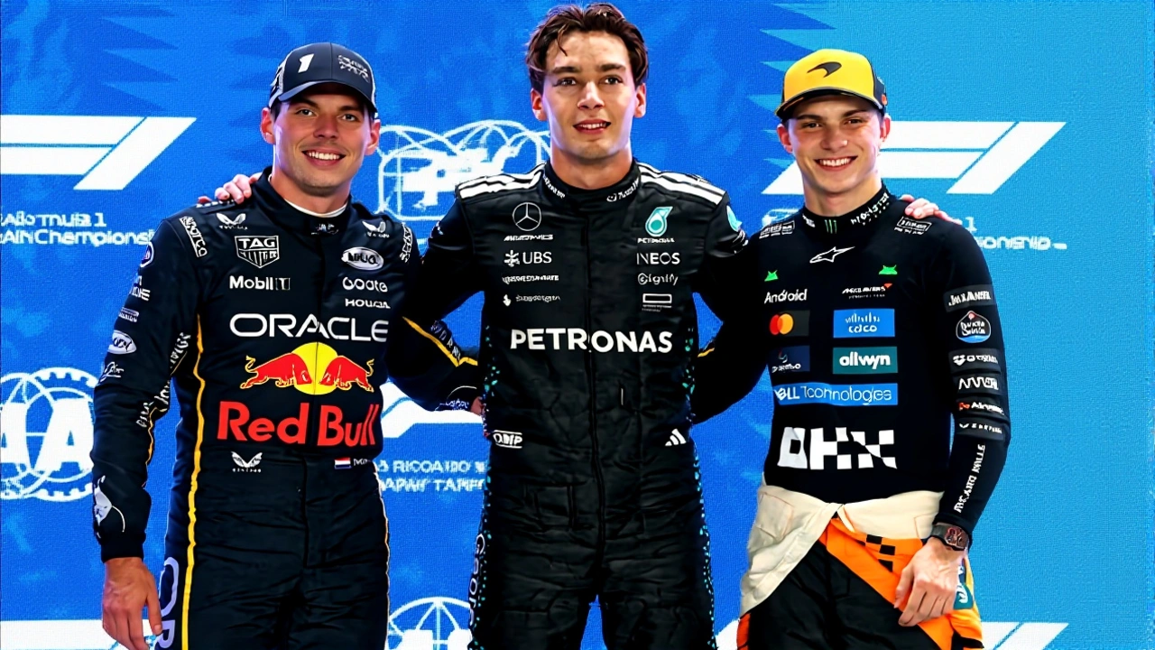 George Russell se corona en la pole del GP Singapur 2025 y descalificaciones sacuden la parrilla